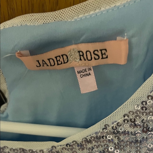 Sparkling Silver Mini Dress - Picture 5 of 5